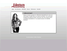 Tablet Screenshot of edoctum.se